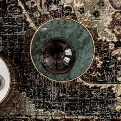 Best Sale Bijzettafel Wit Marmeren Messing Ø32cm Kasten|Tafels