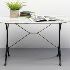 Clearance Bistro Tafel Kaffeehaus White 120x60cm Kasten|Tuinmeubelen