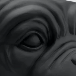 Fashion Bloempot Bulldog Zwart Opbergers|Tuinmeubelen