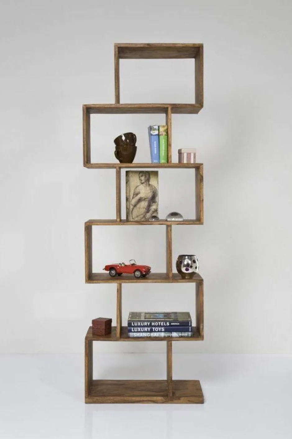 Fashion Boekenkast Authentico Zick Zack 180cm Kasten|Tuinmeubelen