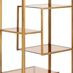 Sale Boekenkast Loft Goud 195x60cm Tuinmeubelen