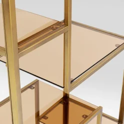 Sale Boekenkast Loft Goud 195x60cm Tuinmeubelen