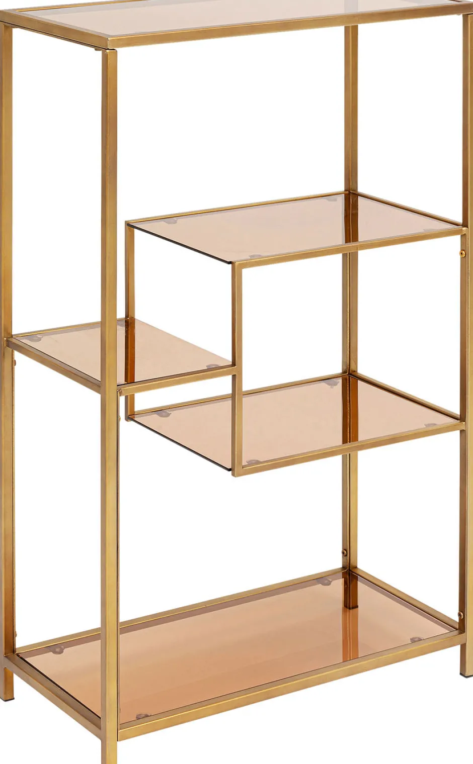 Fashion Boekenkast Loft Goud 100x60cm Kasten|Tuinmeubelen