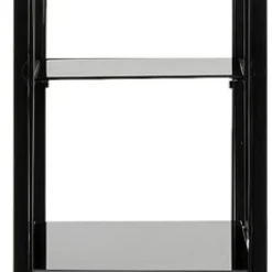 Clearance Boekenkast Loft Zwart 195x60cm Tuinmeubelen