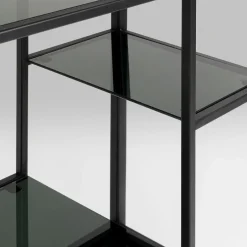 Clearance Boekenkast Loft Zwart 195x60cm Tuinmeubelen