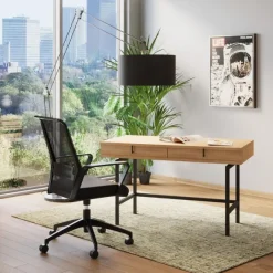 Clearance Boekenkast Loft Zwart 195x60cm Tuinmeubelen