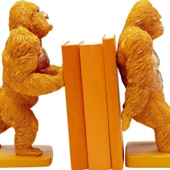 Best Boekensteun Gorilla Oranje (2-delig) Woondecoratie|Kasten