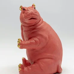 Discount Boekensteun Nijlpaard Roze (2-delig) Woondecoratie|Kasten