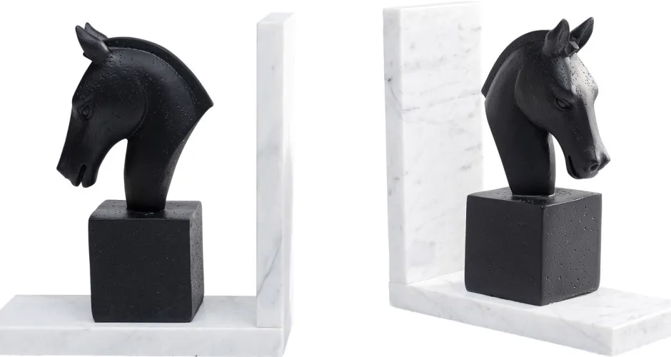 Clearance Boekensteun Paard (2-delig) Woondecoratie|Kasten