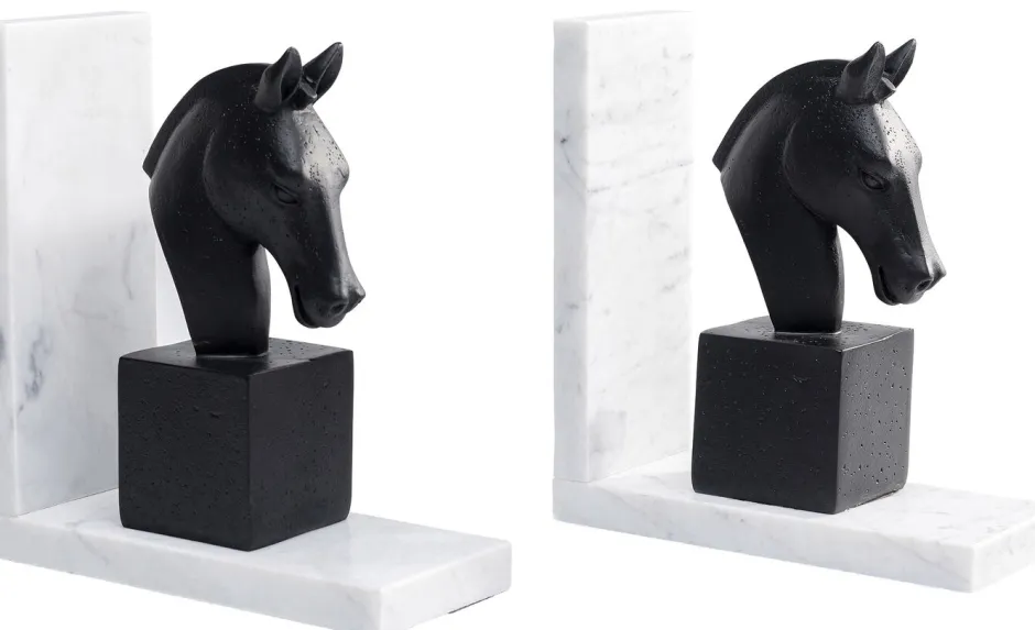 Clearance Boekensteun Paard (2-delig) Woondecoratie|Kasten