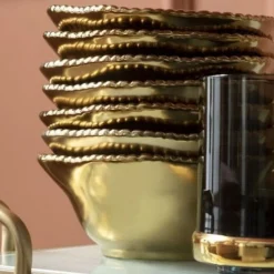 Discount Bord Bell Goud Ø36cm Servies & Tafelaccessoires|Woondecoratie