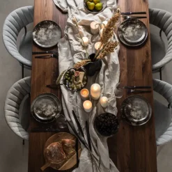 Store Bord Savannah Brown/Grey Matt Ø26cm Servies & Tafelaccessoires|Kasten