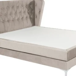 Clearance Boxspringbed Benito Moon Cream 180x200cm Bedden|Kasten