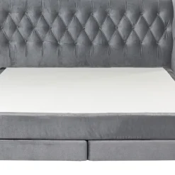 Best Boxspringbed Benito Moon Grey 160x200cm Bedden|Kasten