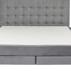 Online Boxspringbed Benito Star Grey 160x200cm Bedden|Kasten