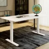 Best Bureau Office Smart Wit Wit 140x60cm Kasten|Tafels