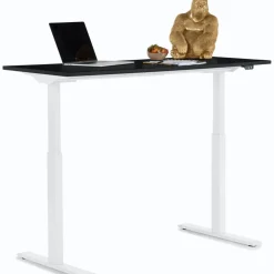 Fashion Bureau Office Smart Wit Zwart 140x60cm Kasten|Tafels
