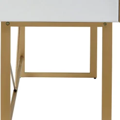 Store Bureau Soran Gold 120x50cm Kasten|Tafels