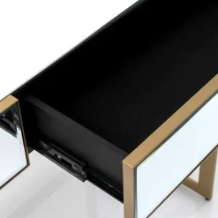 Store Bureau Soran Gold 120x50cm Kasten|Tafels