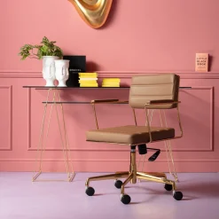 Hot Bureaustoel Dottore Bruin Kasten|Stoelen