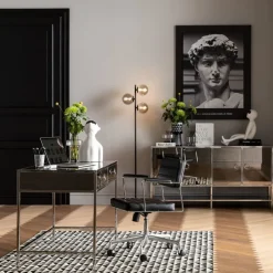 Discount Bureaustoel Dottore Zwart Kasten|Stoelen