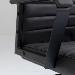 Fashion Bureaustoel Labora Hoog Zwart Kasten|Stoelen