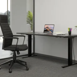 Fashion Bureaustoel Labora Hoog Zwart Kasten|Stoelen