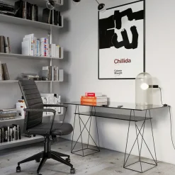 Fashion Bureaustoel Labora Zwart Kasten|Stoelen