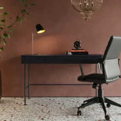 Fashion Bureaustoel Labora Zwart Kasten|Stoelen