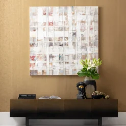 Discount Canvas Treccia 120x120cm Wanddecoratie|Kasten