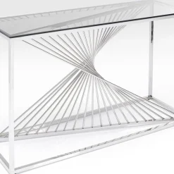 Cheap Console Laser Zilver Helder Glas 120x40cm Kasten|Lage Kasten & Dressoirs