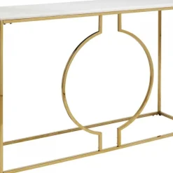 Discount Console Miami Loft Goud 120cm Kasten|Lage Kasten & Dressoirs