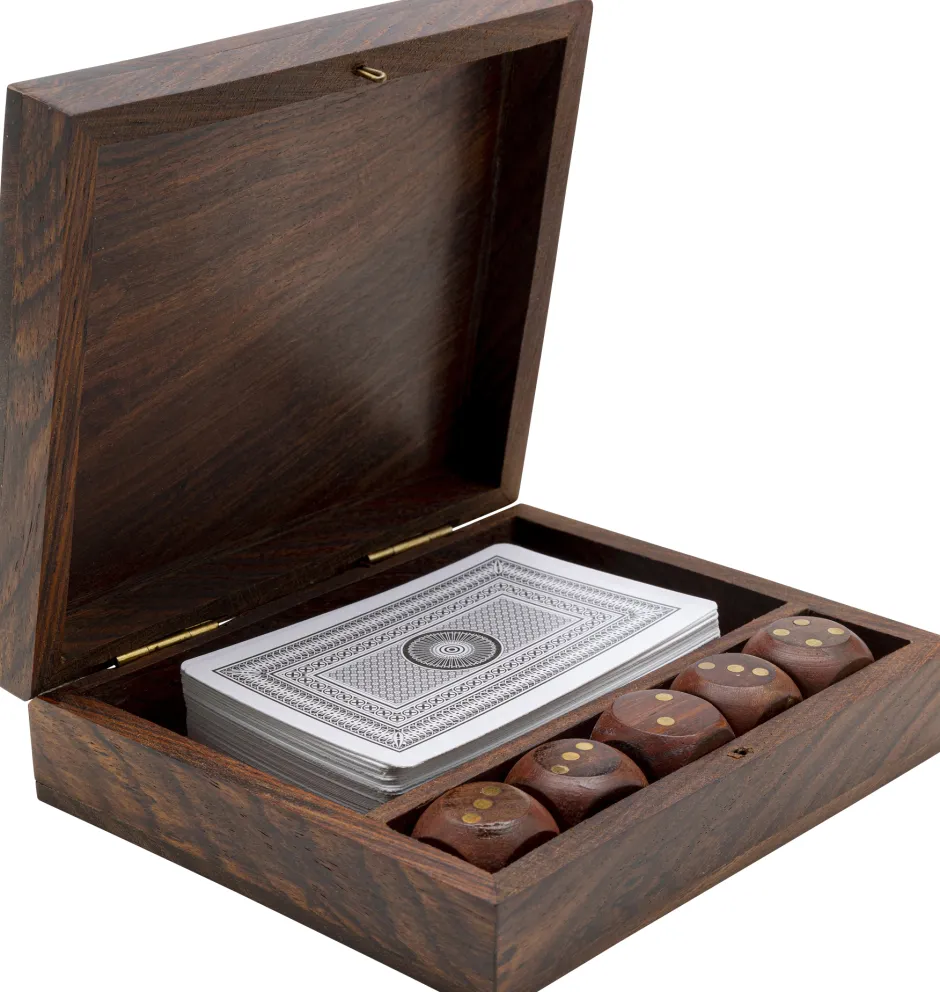 Store Deco Card Box Gamble Wood (7/part) Kasten|Tuinmeubelen