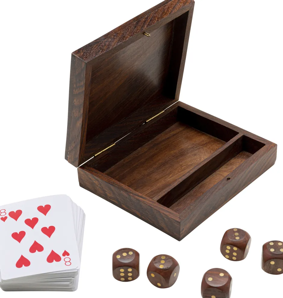 Store Deco Card Box Gamble Wood (7/part) Kasten|Tuinmeubelen