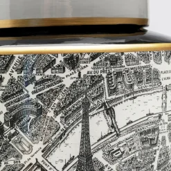 Fashion Deco Pot Streets Of Paris 22cm Woondecoratie|Kasten