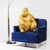 Clearance Decofiguur Aap Gorilla Side XL Goud Opbergers|Woondecoratie