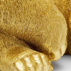 Clearance Decofiguur Aap Gorilla Side XL Goud Opbergers|Woondecoratie