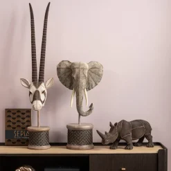 Cheap Decofiguur Antilope Head Pearls 124cm Opbergers|Woondecoratie