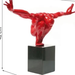 Cheap Decofiguur Atleet Rood Opbergers|Woondecoratie