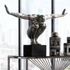 Cheap Decofiguur Atleet XL Zilver Opbergers|Woondecoratie