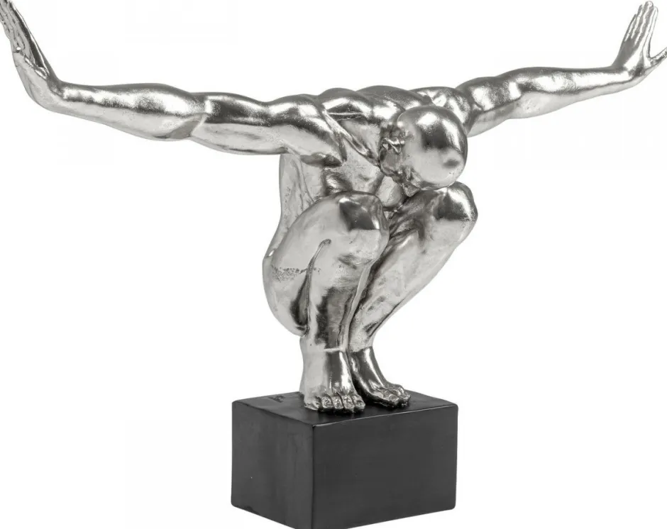 Cheap Decofiguur Atleet XL Zilver Opbergers|Woondecoratie