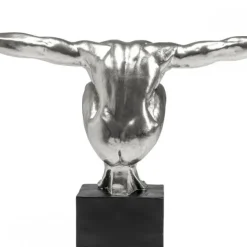 Cheap Decofiguur Atleet XL Zilver Opbergers|Woondecoratie