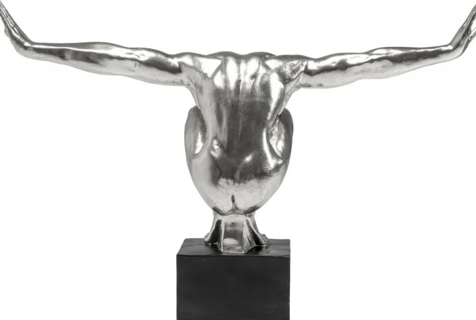 Cheap Decofiguur Atleet XL Zilver Opbergers|Woondecoratie