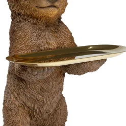 Best Sale Decofiguur Butler Standing Bear 35cm Opbergers|Woondecoratie