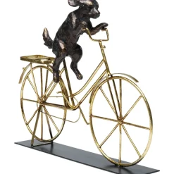 Best Sale Decofiguur Dog With Bicycle Opbergers|Woondecoratie