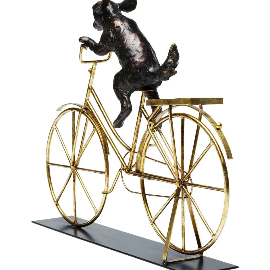 Best Sale Decofiguur Dog With Bicycle Opbergers|Woondecoratie