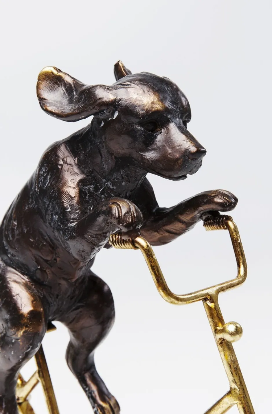 Best Sale Decofiguur Dog With Bicycle Opbergers|Woondecoratie
