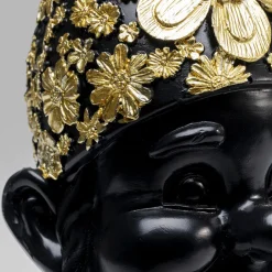 Discount Decofiguur Dwerg Staand Zwart Goud 30cm Opbergers|Woondecoratie