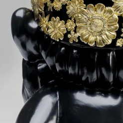 Cheap Decofiguur Dwerg Staand Zwart Goud 61cm Opbergers|Woondecoratie