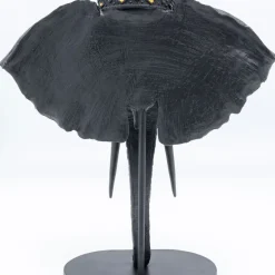 Best Sale Decofiguur Elephant Royal Black 57cm Opbergers|Woondecoratie